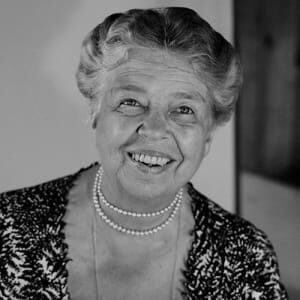 Image of Eleanor Roosevelt.
