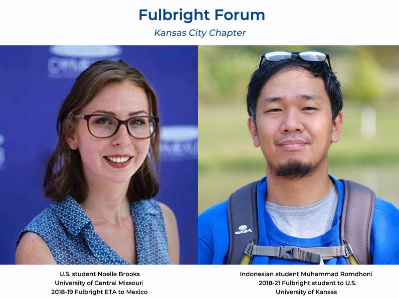 Fulbright Forum: Noelle Brooks and Muhammad Fajri Romdhoni